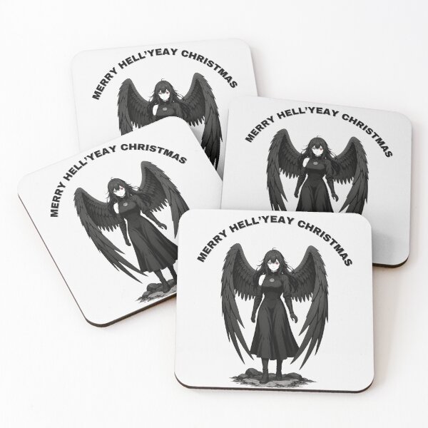 Item preview, Merry Hell Yeah Christmas – Gothic Anime Dark Angel designed and sold by KamiVerse.