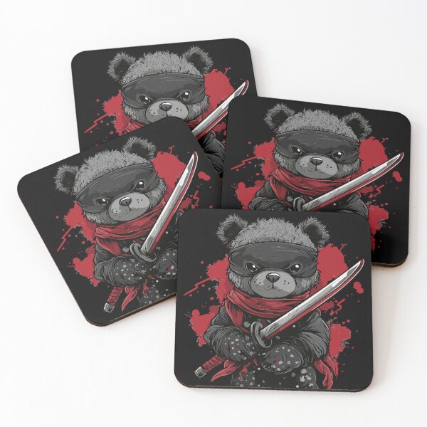 Item preview, Ninja Bear – Dark Cute Illustration designed and sold by drizzd.