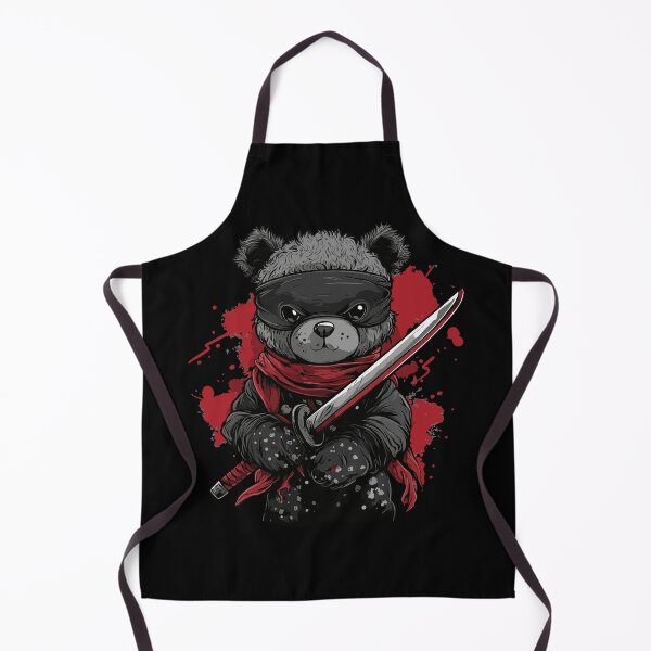 Item preview, Ninja Bear – Dark Cute Illustration designed and sold by drizzd.