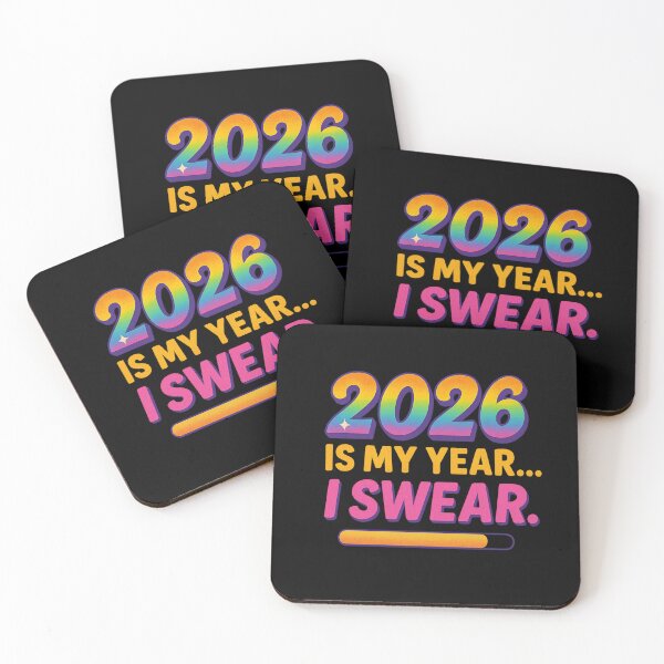 Item preview, 2026 Is My Year I Swear – Funny Sarcastic New Year Goals designed and sold by Sun Sand & Sea Art.
