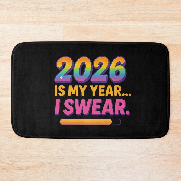 Item preview, 2026 Is My Year I Swear – Funny Sarcastic New Year Goals designed and sold by Sun Sand & Sea Art.