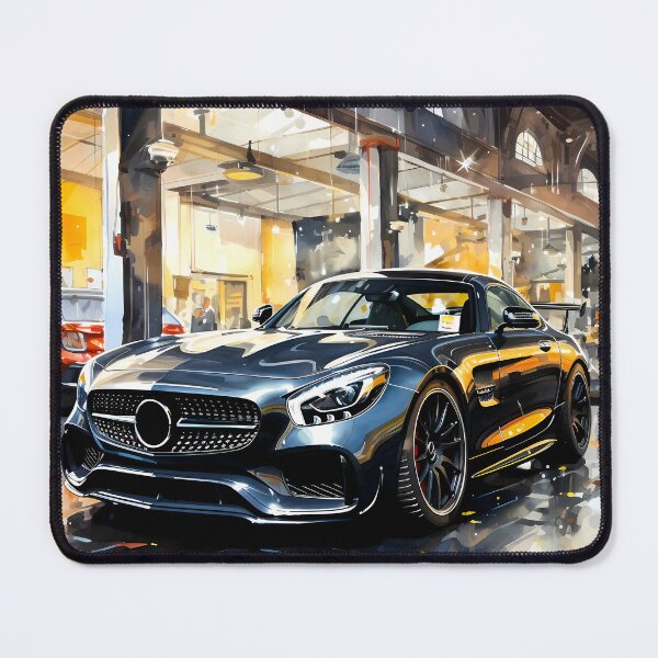 Item preview, Low Silver Sports Car Reflected On Polished Floor designed and sold by RevUpDesign.