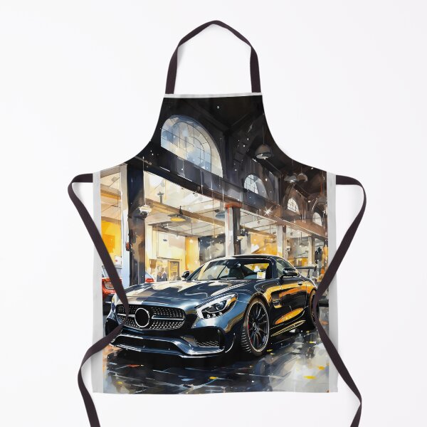 Item preview, Low Silver Sports Car Reflected On Polished Floor designed and sold by RevUpDesign.