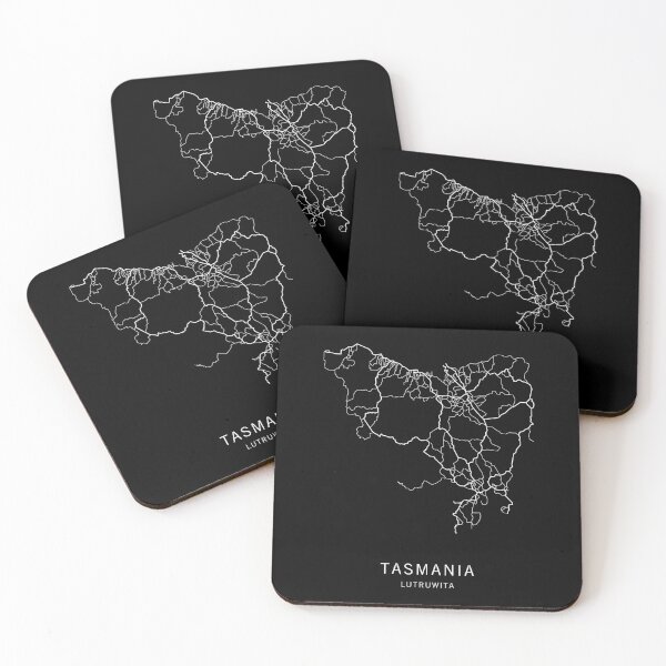 Item preview, Tasmania Road Map designed and sold by clarkstpress.
