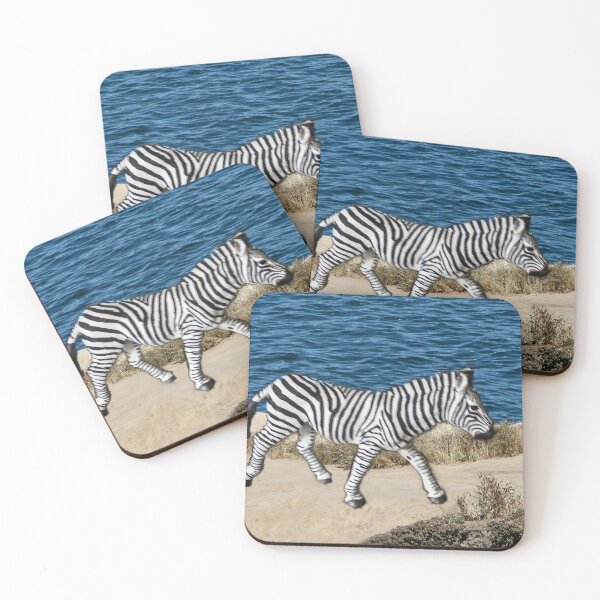 Item preview, Zebra By the Ocean designed and sold by heatherfriedman.
