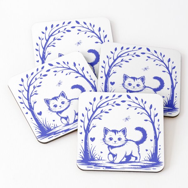 Item preview, Cat in the Forest designed and sold by HappySproutArt.