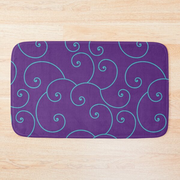 Item preview, Purple Fantasy Vines Bohemian Swirls - Art Deco Swirl Pattern designed and sold by Angela Dow.
