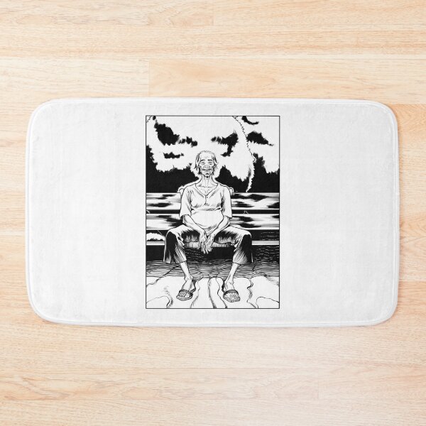 Item preview, Zen Taoist Farmer Ink Drawing designed and sold by VesperyThings.