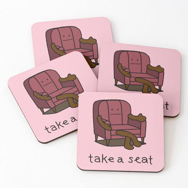 Item preview, Take A Seat Chair Sarcasm and Puns designed and sold by ellenhenry.