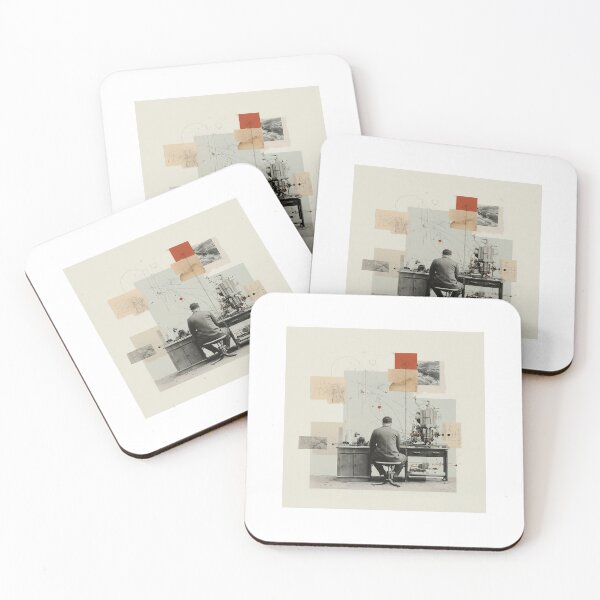 Item preview, Mid-Century Scientific Laboratory Observation Collage designed and sold by Carbon Dust Studio.