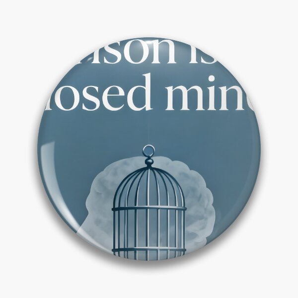 Item preview, Openness Quote Poster - Mind Cage Dissolving Wall Art designed and sold by Cosmopolis.