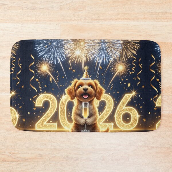 Item preview, Dog Toasting for 2026 designed and sold by PetJoyPrintsCO.