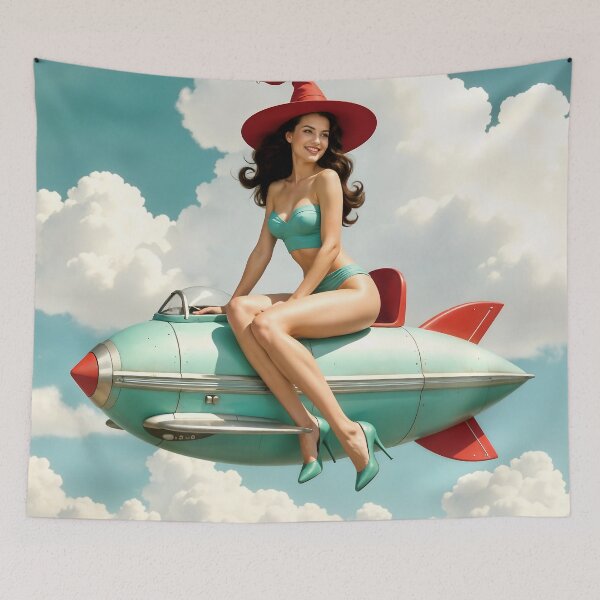Item preview, Pin up witch Charlotte designed and sold by NEOCHRONOS.