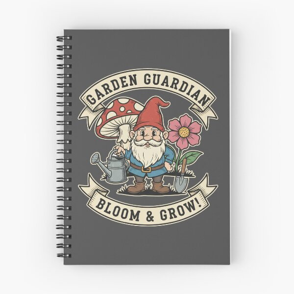 Item preview, Garden Guardian Bloom & Grow - Vintage Gnome Gardener Art designed and sold by AwesomeBeyondLimits.
