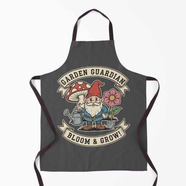 Item preview, Garden Guardian Bloom & Grow - Vintage Gnome Gardener Art designed and sold by AwesomeBeyondLimits.