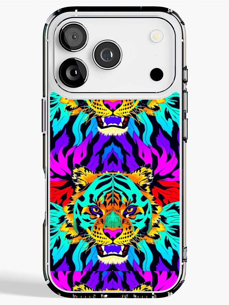 Thumbnail 1 of 5, iPhone Case, Tiger pattern 2 designed and sold by RivehArt.