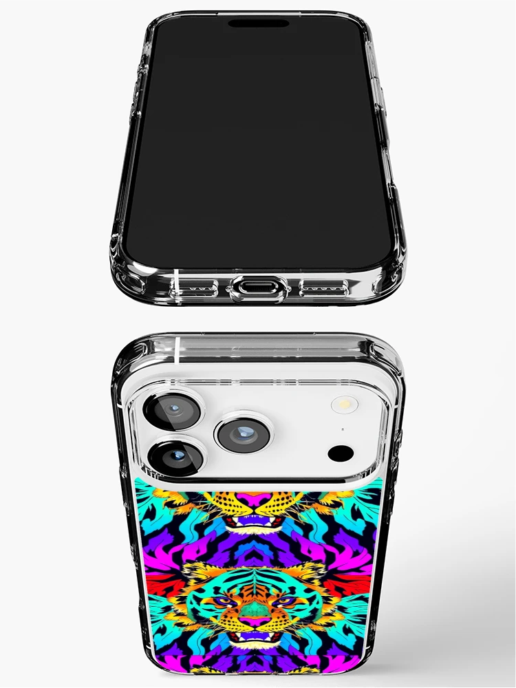 Thumbnail 3 of 5, iPhone Case, Tiger pattern 2 designed and sold by RivehArt.