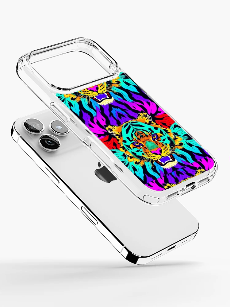 Thumbnail 2 of 5, iPhone Case, Tiger pattern 2 designed and sold by RivehArt.