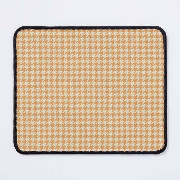 Item preview, Orange and ivory white houndstooth designed and sold by Karf ..