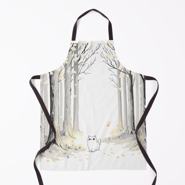 Item preview, Cat in the Forest – A Whisper in Black & White designed and sold by HappySproutArt.