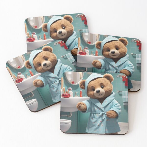 Item preview, Teddy Bear prepares for bed designed and sold by Sweet Dreams Ambience.