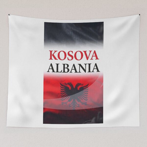 Item preview, Kosova Albania Unity – Double-Headed Eagle Flag Design designed and sold by kimkosovo.