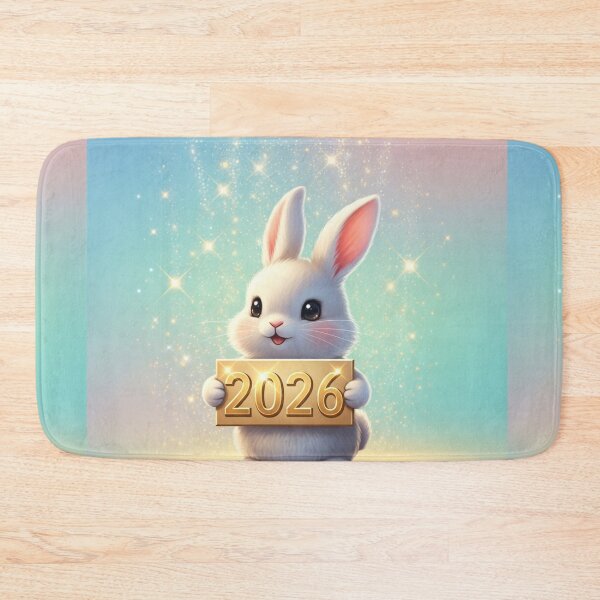 Item preview, Bunny Wishing Prosperity 2026 designed and sold by PetJoyPrintsCO.