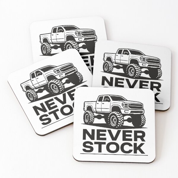 Item preview, Never Stock – Lifted Truck Off-Road Build Design for Truck Enthusiasts designed and sold by SnappyPNG.