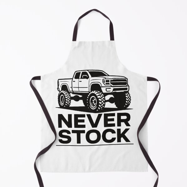 Item preview, Never Stock – Lifted Truck Off-Road Build Design for Truck Enthusiasts designed and sold by SnappyPNG.
