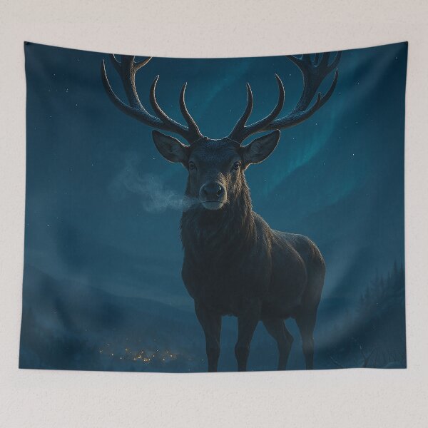 Item preview, The Winter Night Royal Stag designed and sold by Sartawsky.