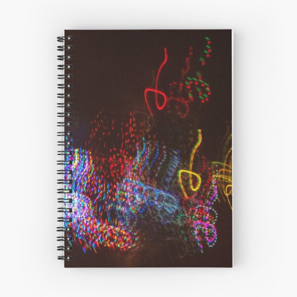 Item preview, Outdoor Christmas Lights Shot with Intentional Camera Movement designed and sold by Gerda Grice Photography.