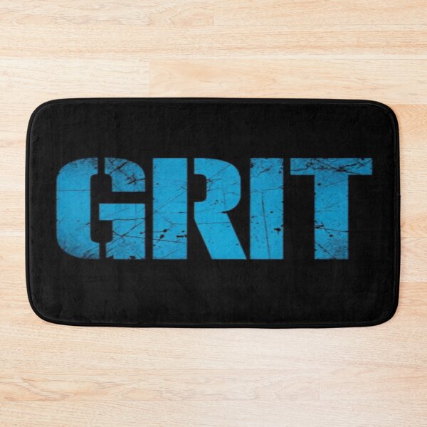 Item preview, GRIT Motivational Typography – Bold Distressed Blue Text for Apparel, Posters & Stickers designed and sold by Bright Nest Studio.