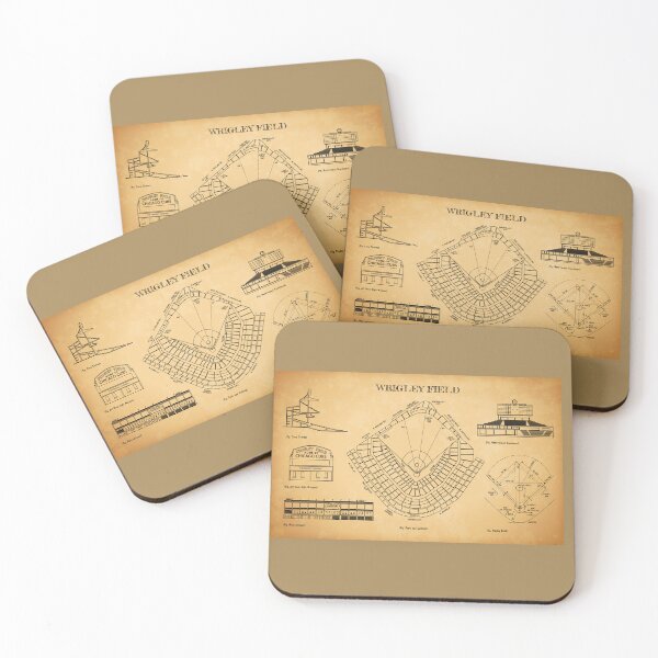 Item preview, Wrigley Field (Aged Parchment) designed and sold by BGALAXY.