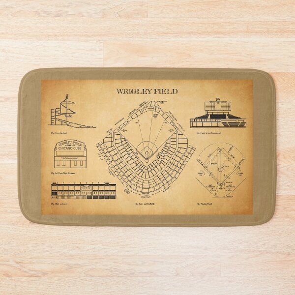 Item preview, Wrigley Field (Aged Parchment) designed and sold by BGALAXY.