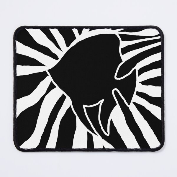 Item preview, Abstract Ocean Energy – High-Contrast Fish Illustration designed and sold by CreationbyNiki.