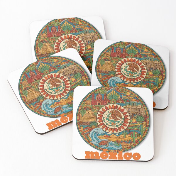 Item preview, México Emblem: A Cultural Mosaic in Full Color designed and sold by ForeverPrintsOK.