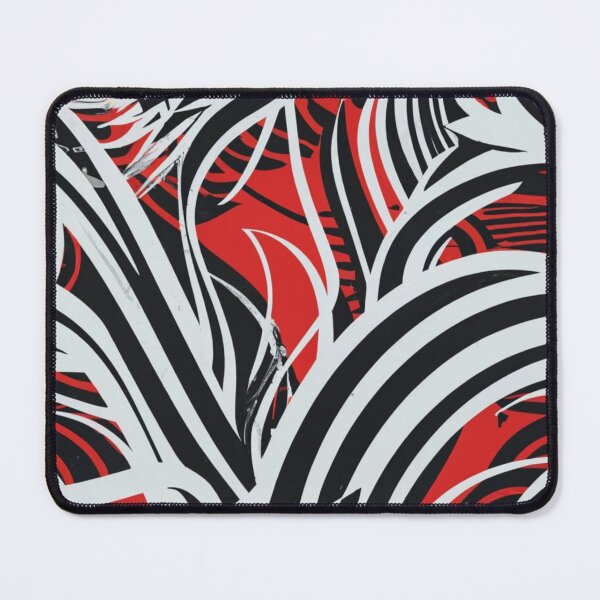 Item preview, Only white, black, red colors, painting, graffiti, abstraction, beautiful fabric pattern designed and sold by gulka8.