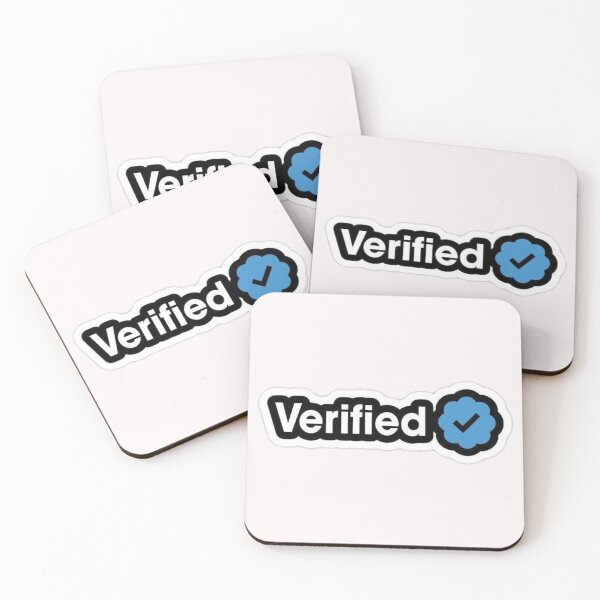Item preview, Verified Check Mark Badge Sticker designed and sold by TextAura™.