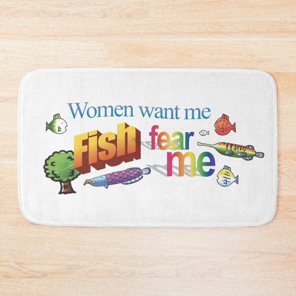 Item preview, Women want me. Word Art. Wii Play fishing designed and sold by maura41.