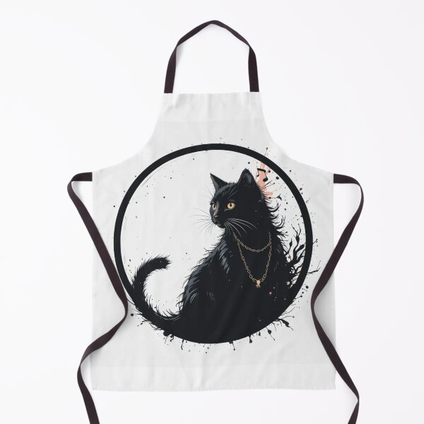 Item preview, Black Cat with cord designed and sold by Horse Designs .