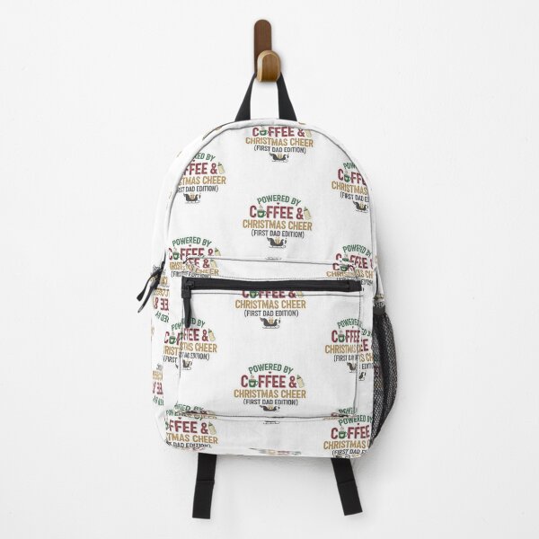 Item preview, First Dad Coffee Christmas Cheer Grunge Typography Design designed and sold by Bratak.