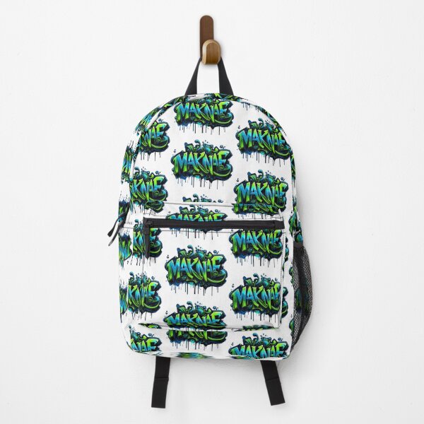 Item preview, Maknae hangul korean, streetstyle graffiti in blue and green - youngest of a group designed and sold by LiskoDesign.