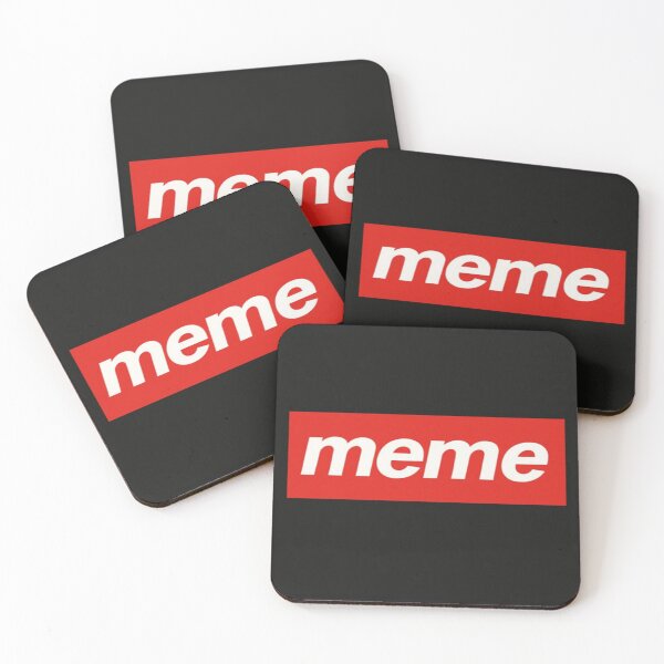 Item preview, Meme Logo Parody – Bold Red Box Design Inspired by Internet Culture & Viral Humor designed and sold by Bright Nest Studio.