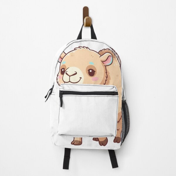 Item preview, Cyber-Cute Baby Camel Walk: Fluffy Flat Art Design designed and sold by zdzdesigner.