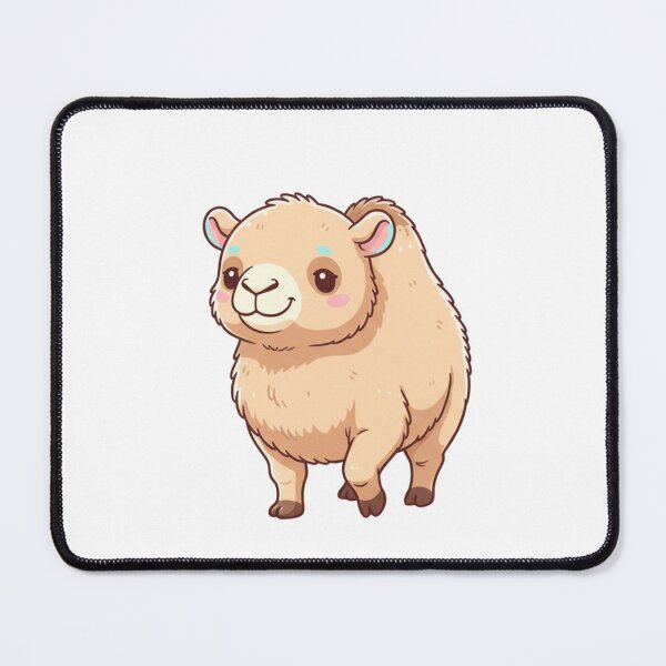 Item preview, Cyber-Cute Baby Camel Walk: Fluffy Flat Art Design designed and sold by zdzdesigner.