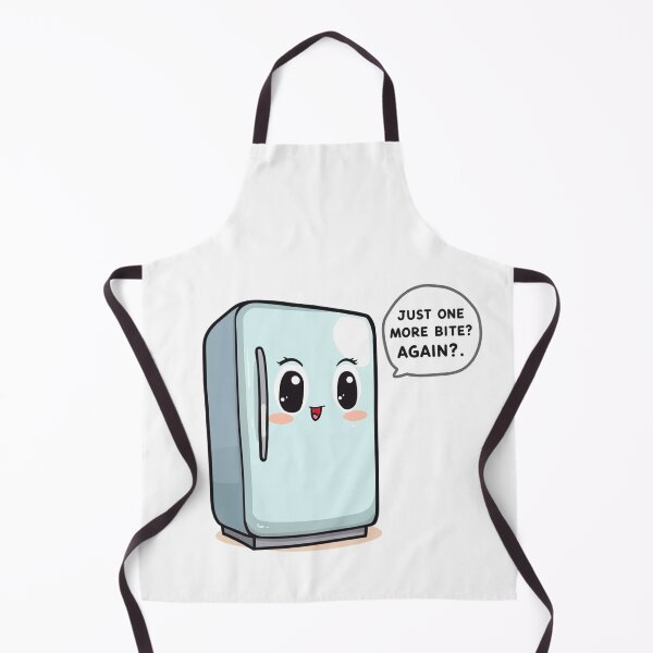 Item preview, Just One More Bite – Funny Talking Fridge Design designed and sold by ViviByPaula.