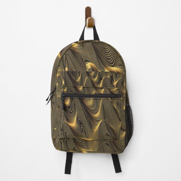 Item preview, logo,picture,illustration,fabric,graffiti graphic gold color,a remarkable golden city generative line art image,using thick vector lines to create clear contour lines. designed and sold by gulka8.