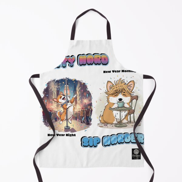Item preview, Party Hard, Sip Harder – Morning After Corgi designed and sold by HOUSE OF TIST.