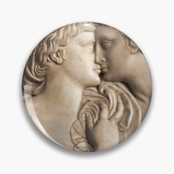 Item preview, Kissing couple sculpture in Bergello museum, most important collection in the world of Italian Renaissance sculpture. designed and sold by Paolo Modena Photography    -   Fine Italian Art.
