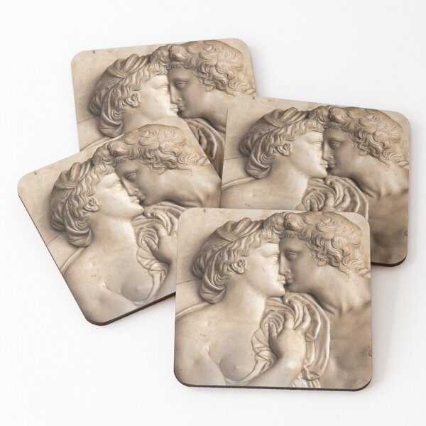Item preview, Kissing couple sculpture in Bergello museum, most important collection in the world of Italian Renaissance sculpture. designed and sold by Paolo Modena Photography    -   Fine Italian Art.